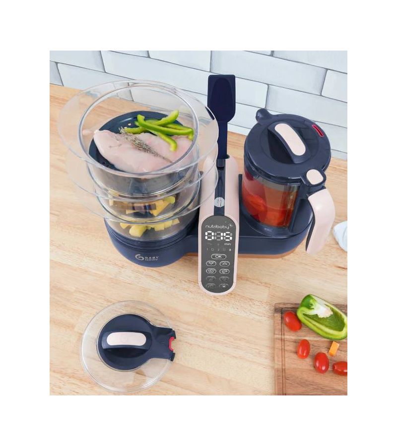 Ατμομάγειρας BABYMOOV 6in1 Nutribaby (+) XL + recipe book 500Watt A001127