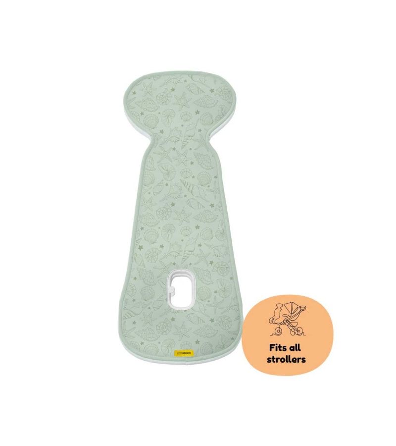 Αντιϊδρωτικό κάλυμμα για καρότσι AEROMOOV Air Layer Seashell Olive AL-B-SSO