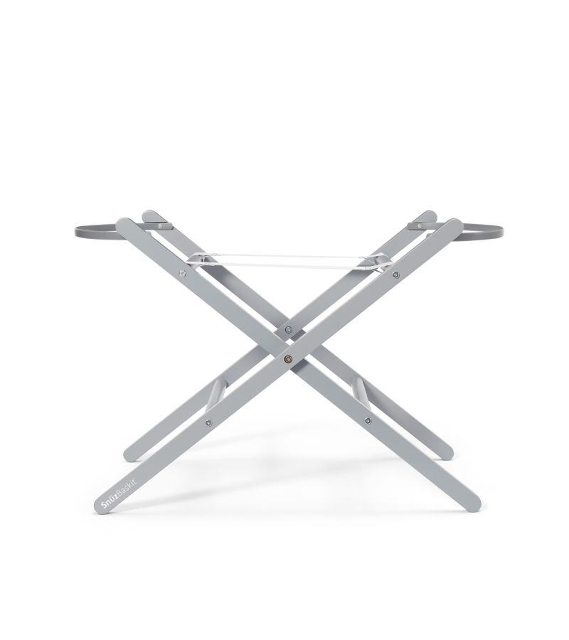 SNUZ ΚΑΛΑΘΟΥΝΑ SNUZBASKIT LIGHT GREY & ΞΥΛΙΝΗ ΒΑΣΗ DOVE GSFSB001AA