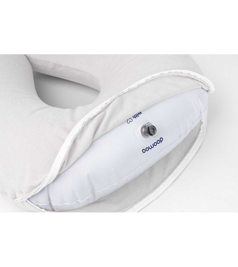 DOOMOO ΦΟΥΣΚΩΤΟ ΜΑΞΙΛΑΡΙ ΘΗΛΑΣΜΟΥ NURSING AIR PILLOW ALMOND DMNAP03