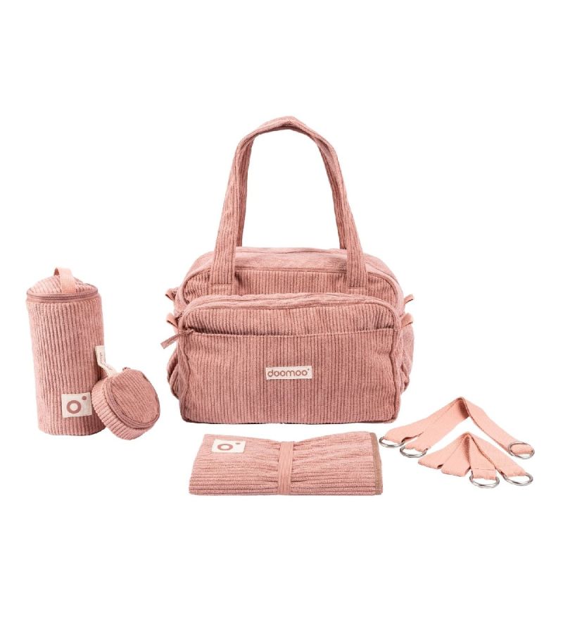 DOOMOO FLUFFY DIAPER BAG PINK - ΤΣΑΝΤΑ ΑΛΛΑΞΙΕΡΑ DMFY03