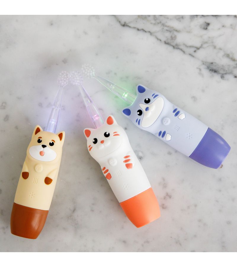 INNOGIO SONIC ΠΑΙΔΙΚΗ ΗΛΕΚΤΡΙΚΗ ΟΔΟΝΤΟΒΟΥΡΤΣΑ GIOCAT WHITE