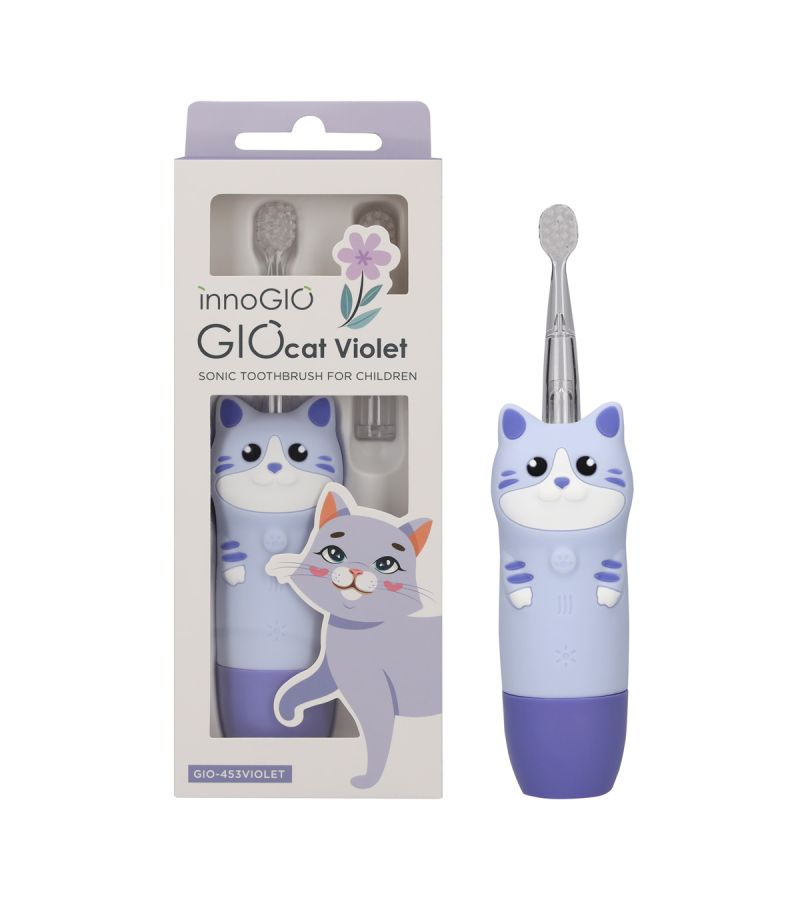 INNOGIO SONIC ΠΑΙΔΙΚΗ ΗΛΕΚΤΡΙΚΗ ΟΔΟΝΤΟΒΟΥΡΤΣΑ GIOCAT VIOLET