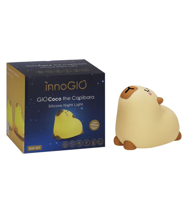 INNOGIO ΦΩΤΙΣΤΙΚΟ ΝΥΚΤΟΣ ΣΙΛΙΚΟΝΗΣ GIOCOCO THE CAPIBARA GIO157