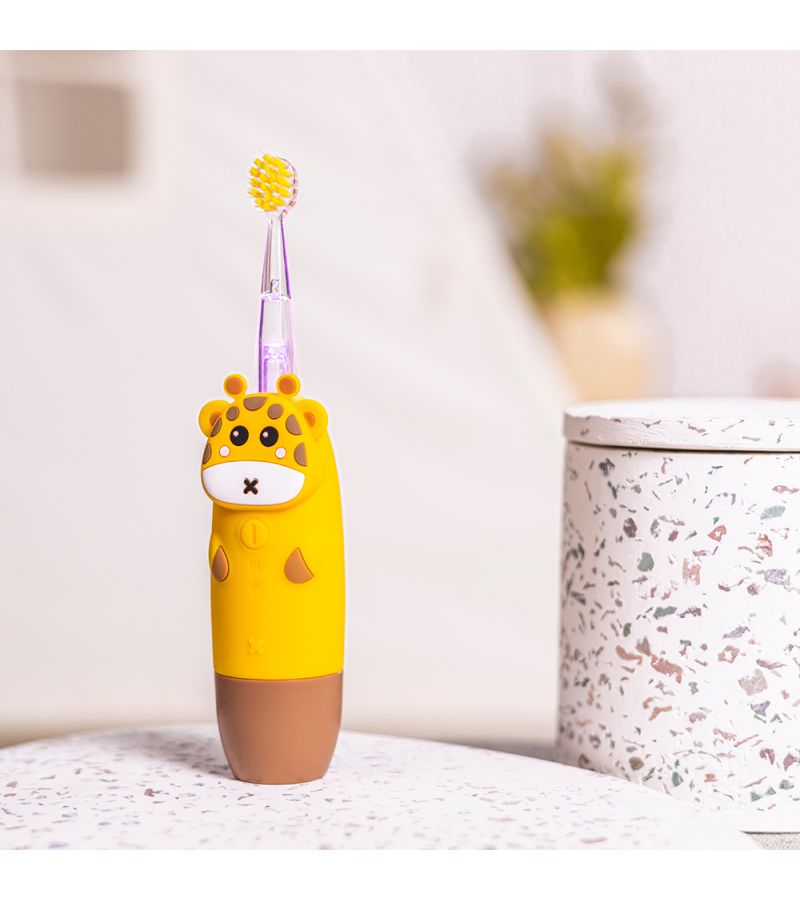 INNOGIO SONIC ΠΑΙΔΙΚΗ ΗΛΕΚΤΡΙΚΗ ΟΔΟΝΤΟΒΟΥΡΤΣΑ GIOGIRAFFE YELLOW GIO450Y