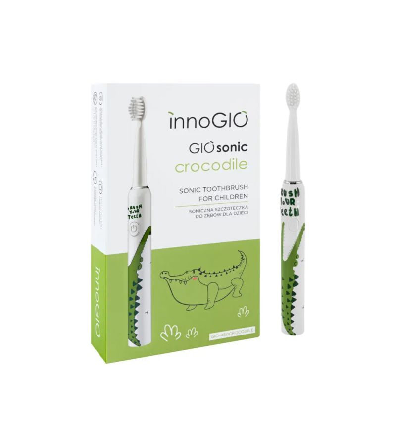 INNOGIO SONIC ΠΑΙΔΙΚΗ ΗΛΕΚΤΡΙΚΗ ΟΔΟΝΤΟΒΟΥΡΤΣΑ CROCODILE GIO460CR