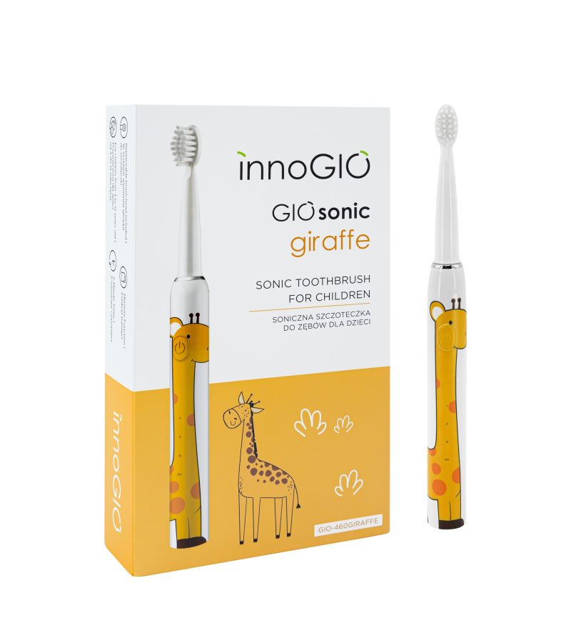 INNOGIO SONIC ΠΑΙΔΙΚΗ ΗΛΕΚΤΡΙΚΗ ΟΔΟΝΤΟΒΟΥΡΤΣΑ GIRAFFE GIO460G