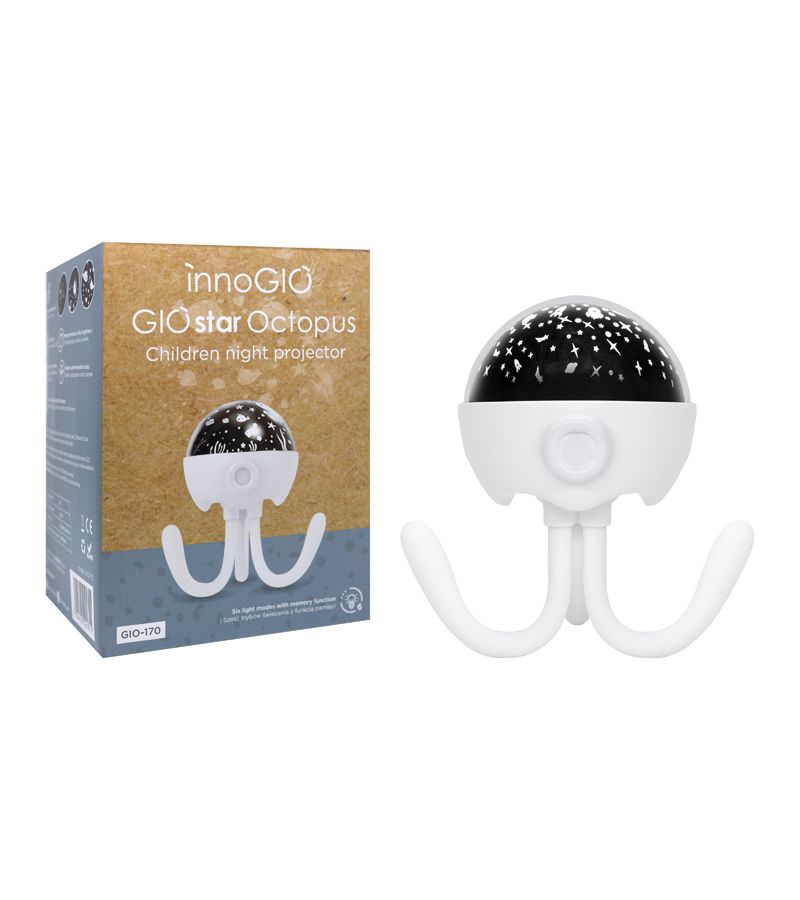 INNOGIO ΠΡΟΤΖΕΚΤΟΡΑΣ ΦΩΤΙΣΤΙΚΟ ΔΩΜΑΤΙΟΥ GIOSTAR OCTOPUS