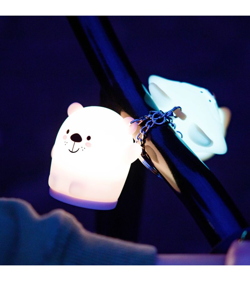 INNOGIO ΜΠΡΕΛΟΚ ΦΩΤΑΚΙ ΣΙΛΙΚΟΝΗΣ GIOKEYRING BEAR GIO150