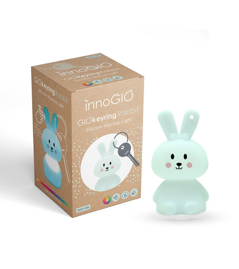 INNOGIO ΜΠΡΕΛΟΚ ΦΩΤΑΚΙ ΣΙΛΙΚΟΝΗΣ GIOKEYRING RABBIT GIO152