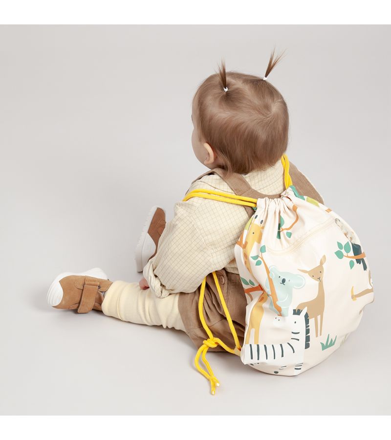 MINILAND ΑΔΙΑΒΡΟΧΟ ΣΑΚΙΔΙΟ ΠΛΑΤΗΣ KIDDIE SACK JUNGLE ML89635