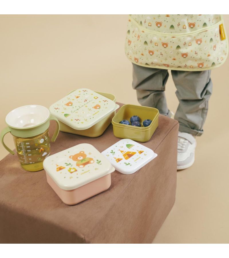 MINILAND ΠΑΙΔΙΚΟ ΣΕΤ ΔΟΧΕΙΩΝ SNACKBOX-3 EXPLORER