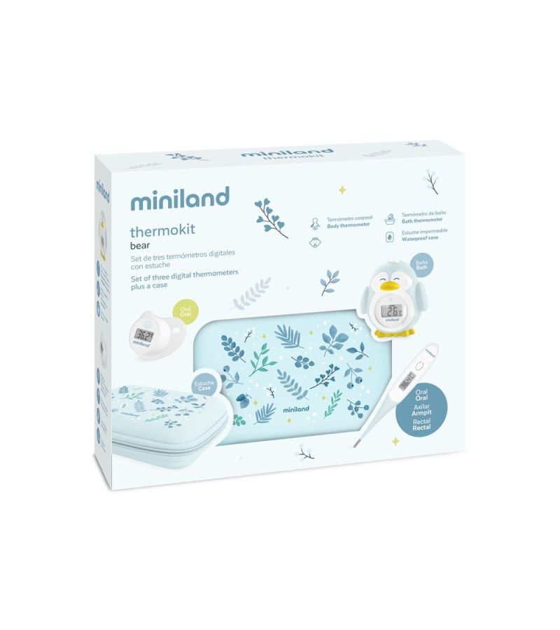 MINILAND ΣΕΤ 3 ΘΕΡΜΟΜΕΤΡΩΝ THERMOKIT BEAR ML89742