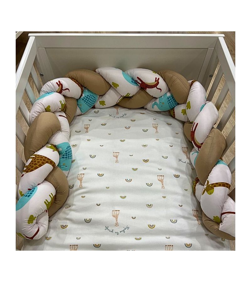 Πάντα Πλεξίδα NATALINO BEBELINO Animals Μπεζ 190x20 218