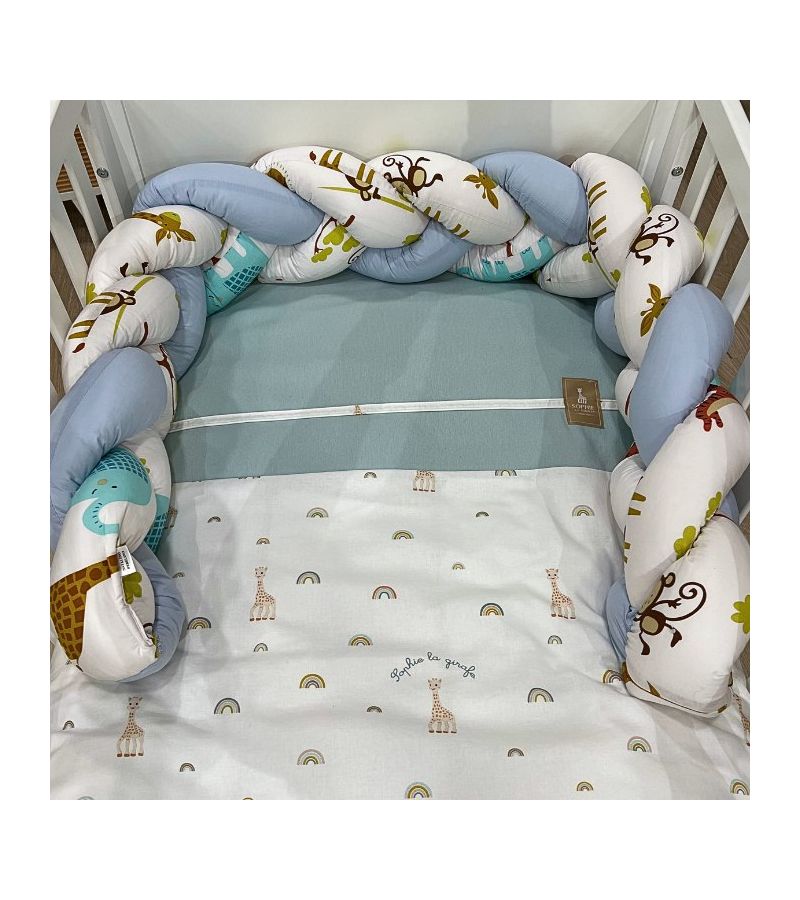 Πάντα Πλεξίδα NATALINO BEBELINO Animals Σιέλ 190x20 219