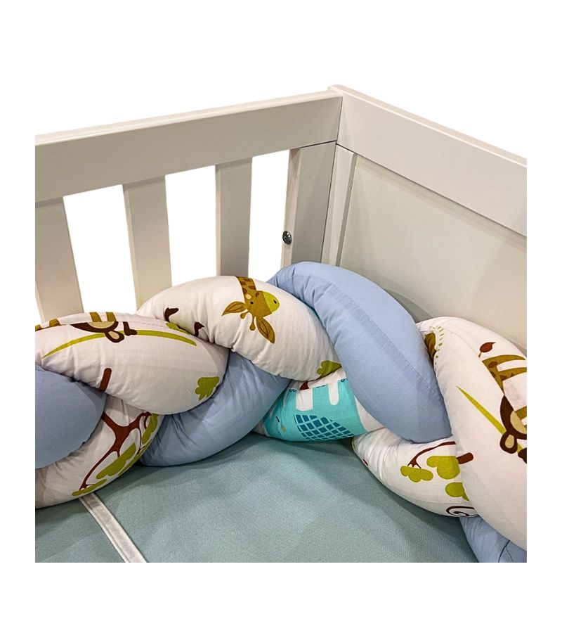 Πάντα Πλεξίδα NATALINO BEBELINO Animals Σιέλ 190x20 219