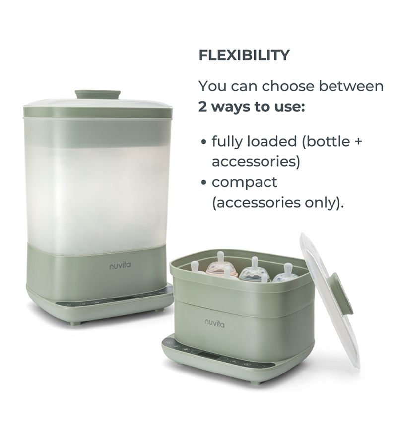 NUVITA SteriDry Digital Αποστειρωτής ατμού κ Στεγνωτήρας μπιμπερό NU-ALST1088