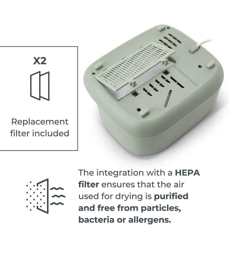 NUVITA SteriDry Digital Αποστειρωτής ατμού κ Στεγνωτήρας μπιμπερό NU-ALST1088