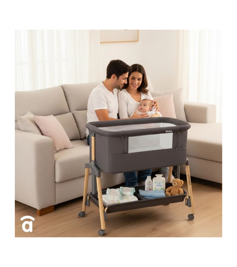 Βρεφικό Λίκνο ASALVO Bedside Smart AS23148