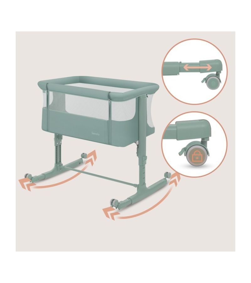 Λίκνο Συγκοίμησης LIONELO Aurora Green Sage