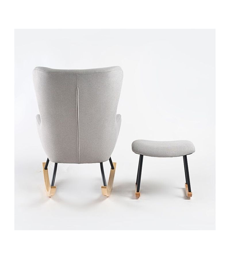  Κουνιστή Πολυθρόνα Θηλασμού Baby Adventure Grey BR79240