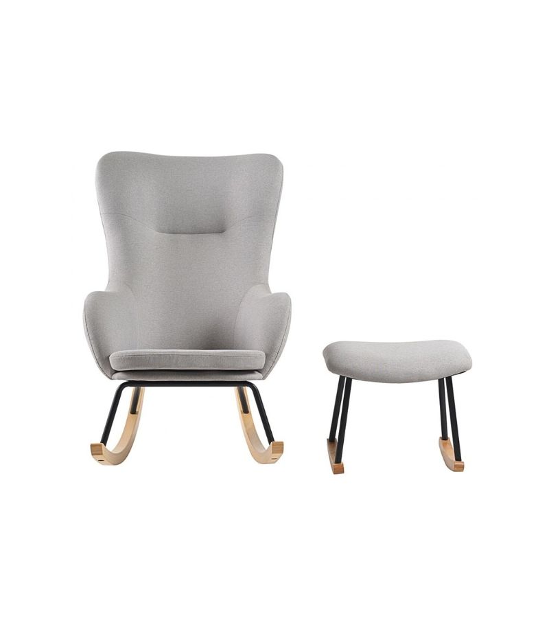  Κουνιστή Πολυθρόνα Θηλασμού Baby Adventure Grey BR79240