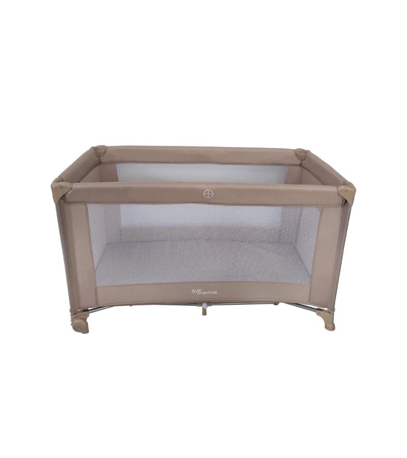 Παρκοκρέβατο BABY ADVENTURE Dream 1 επιπέδου Beige BR79351