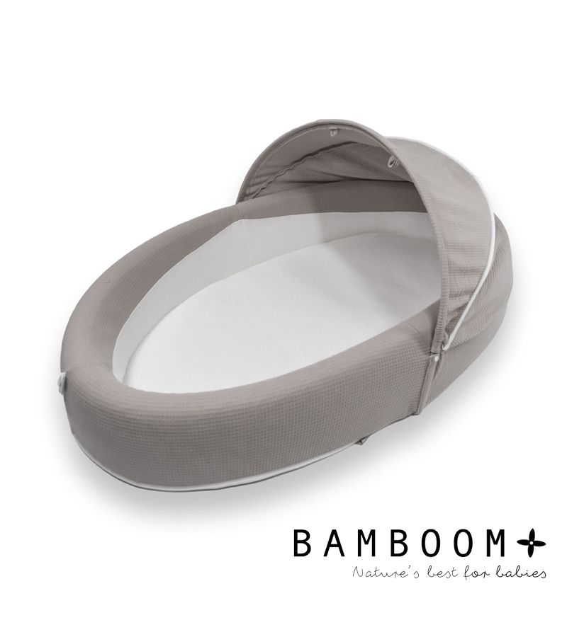 BAMBOOM Φωλιά με τσάντα ταξιδίου 90x56cm Grigio 05