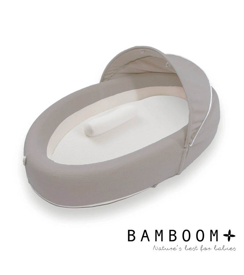 BAMBOOM Φωλιά με τσάντα ταξιδίου 90x56cm Airflow 2.0 Grey 348