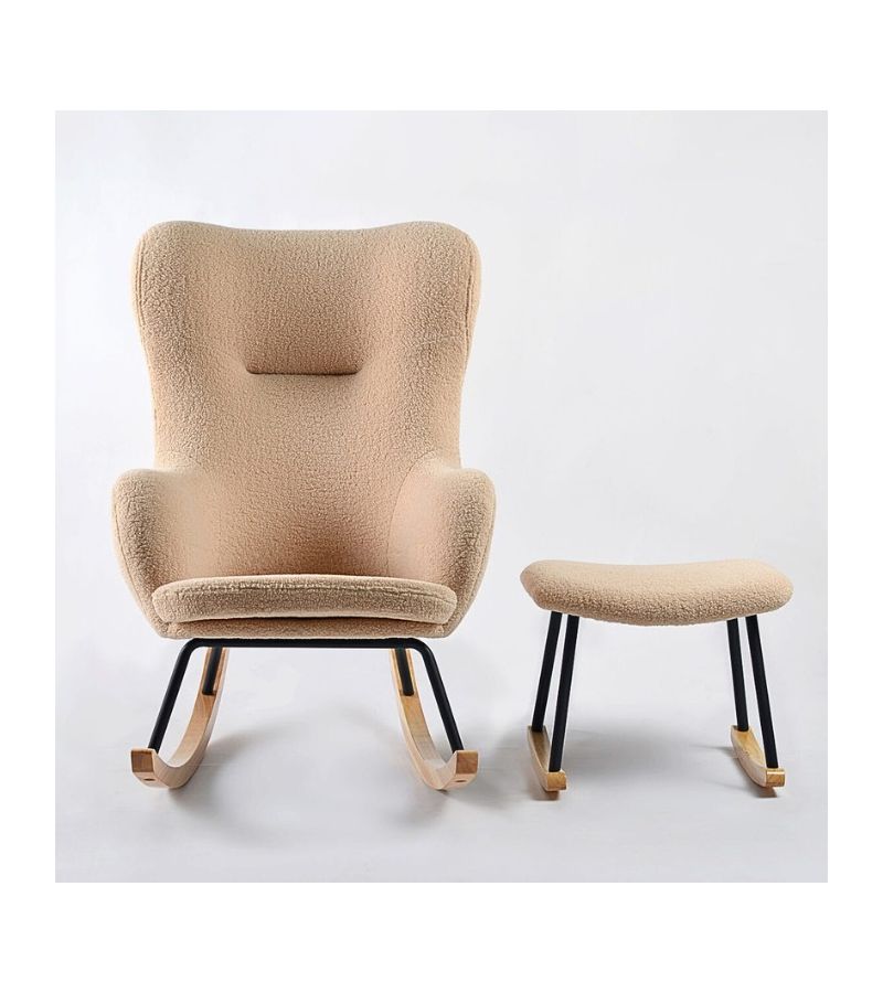  Κουνιστή Πολυθρόνα Θηλασμού Baby Adventure Teddy Beige BR78615