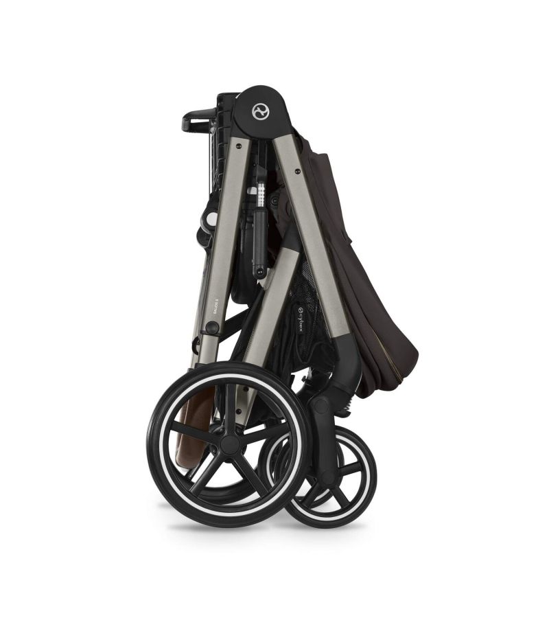 CYBEX  Πολυκαρότσι 3in1 Balios S Lux Taupe Frame Chocolate Brown με κάθισμα Cloud T i-size