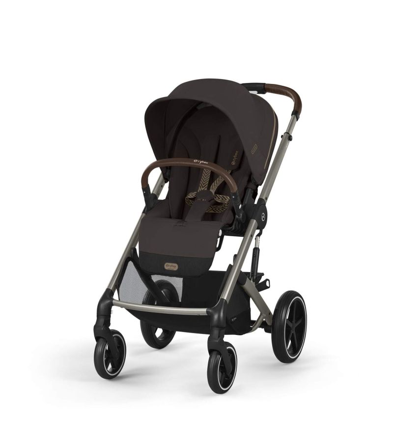 CYBEX Πολυκαρότσι 3in1 Balios S Lux TPE Chocolate Brown με κάθισμα Cloud G i-size Plus Almond Beige