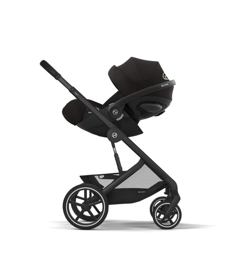 CYBEX Πολυκαρότσι 3in1 Balios S Lux BLK Moon Black με κάθισμα Cloud G i-size Plus Moon Black