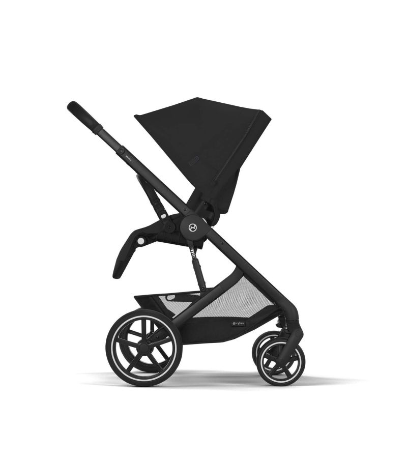 CYBEX Πολυκαρότσι 3in1 Balios S Lux BLK Moon Black με κάθισμα Cloud G i-size Plus Moon Black