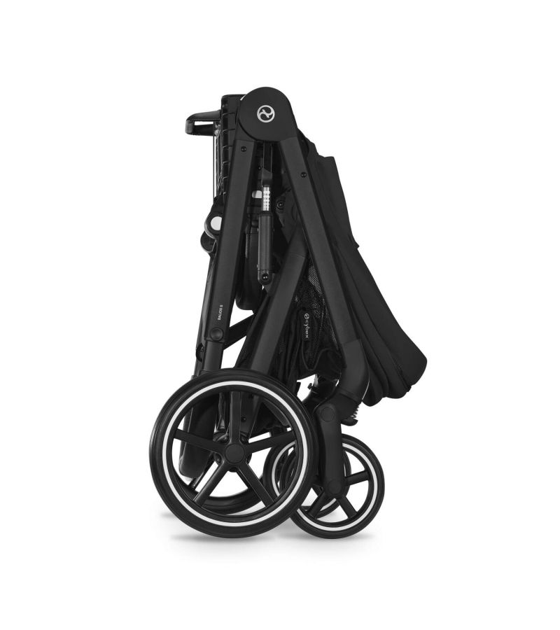 CYBEX Πολυκαρότσι 3in1 Balios S Lux BLK Moon Black με κάθισμα Cloud G i-size Plus Moon Black