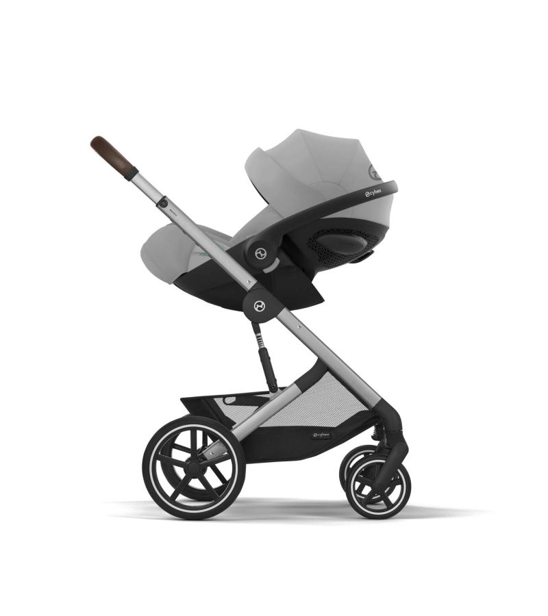 CYBEX Πολυκαρότσι 3in1 Balios S Lux  SLV Stone Grey με κάθισμα Cloud G i-size Plus Stone Grey