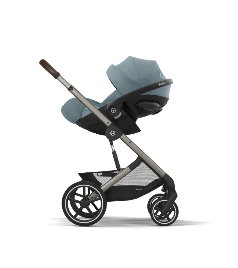 CYBEX Πολυκαρότσι 3in1 Balios S Lux TPE Stormy Blue με κάθισμα Cloud G i-size Plus Stormy Blue
