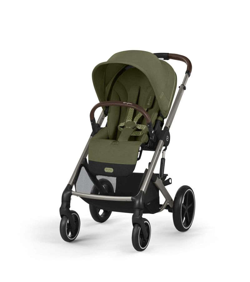 CYBEX Πολυκαρότσι 3in1 Balios S Lux TPE Moss Green με κάθισμα Cloud G i-size Plus Moon Black