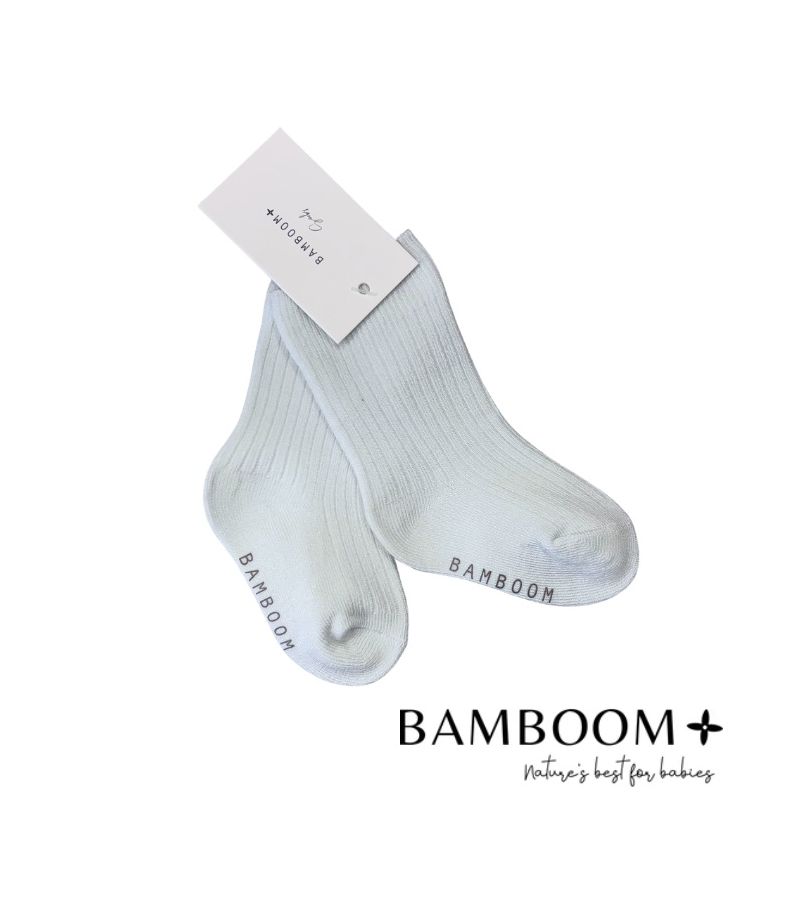 Βρεφικές Κάλτσες από ύφασμα μπαμπού BAMBOOM Light Blue 529-03