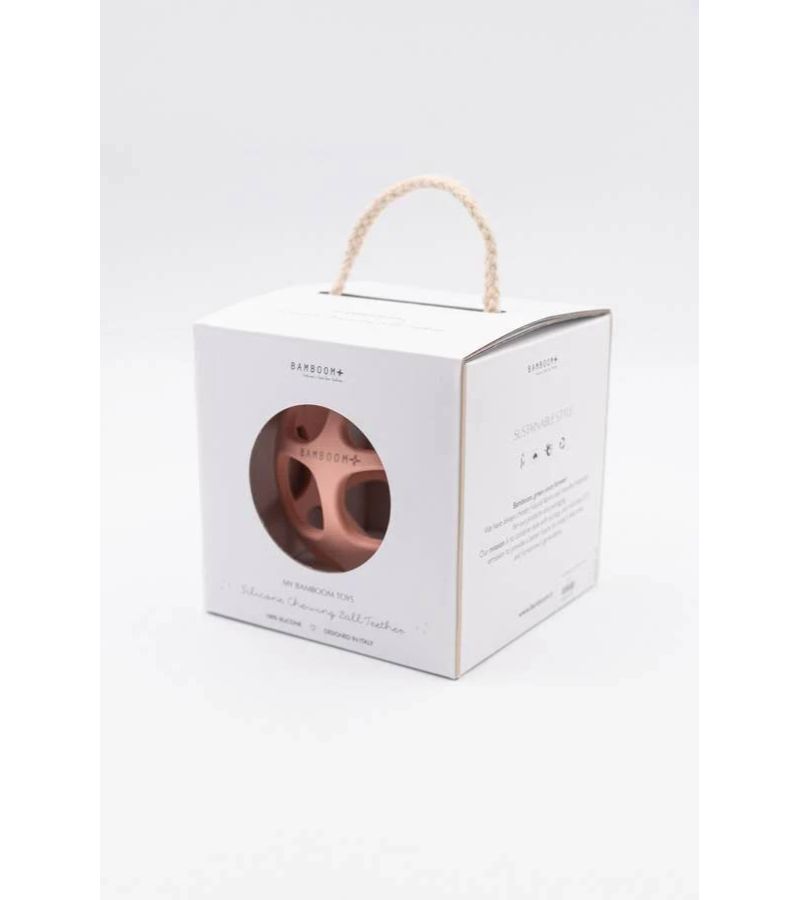 Μπάλα Οδοντοφυίας BAMBOOM Silicone Rosa CAB0027F-04