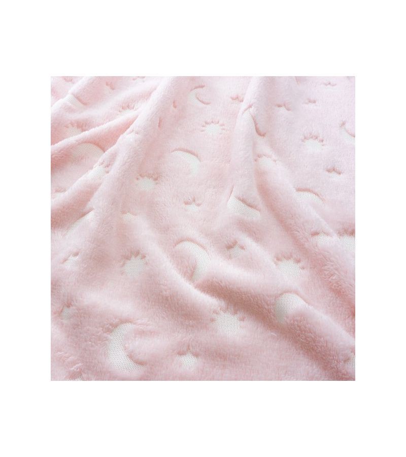 Interbaby Κουβέρτα Αγκαλιάς 80X110 Stars Pink