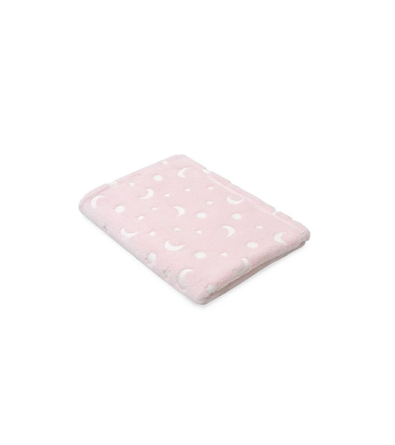 Interbaby Κουβέρτα Αγκαλιάς 80X110 Stars Pink