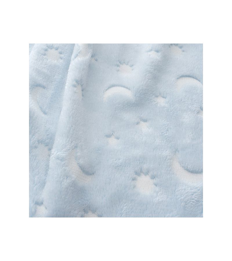 Interbaby Κουβέρτα Αγκαλιάς 80X110 Stars Blue