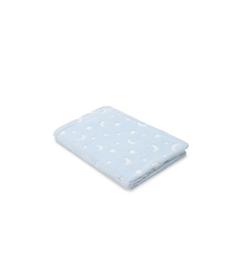 Interbaby Κουβέρτα Αγκαλιάς 80X110 Stars Blue
