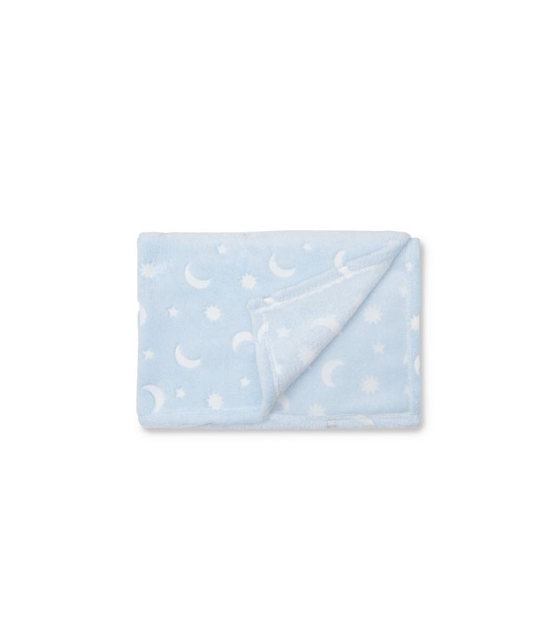 Interbaby Κουβέρτα Αγκαλιάς 80X110 Stars Blue