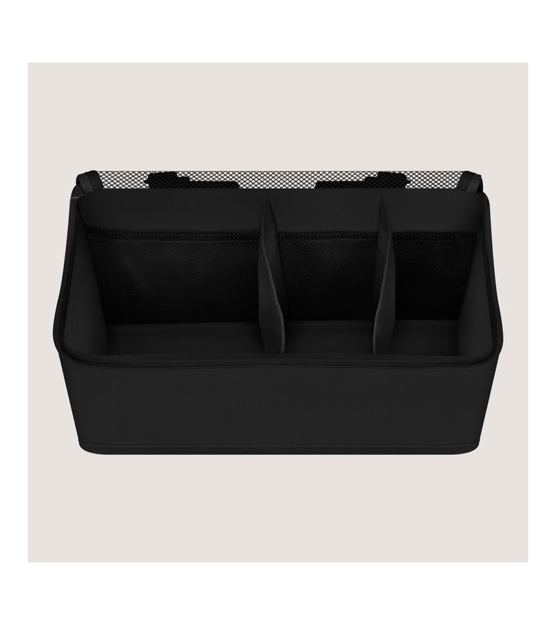 Lionelo Sidepocket Medium Κρεμαστός Οργανωτής για κούνια/παρκοκρέβατο Black