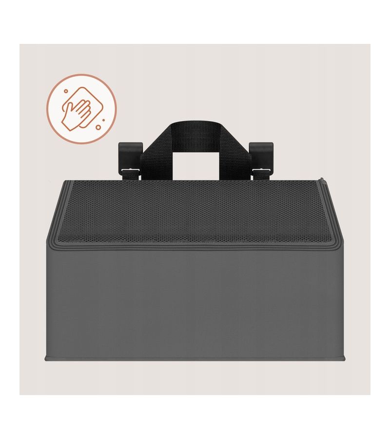 Lionelo Sidepocket Medium Κρεμαστός Οργανωτής για κούνια/παρκοκρέβατο Gray