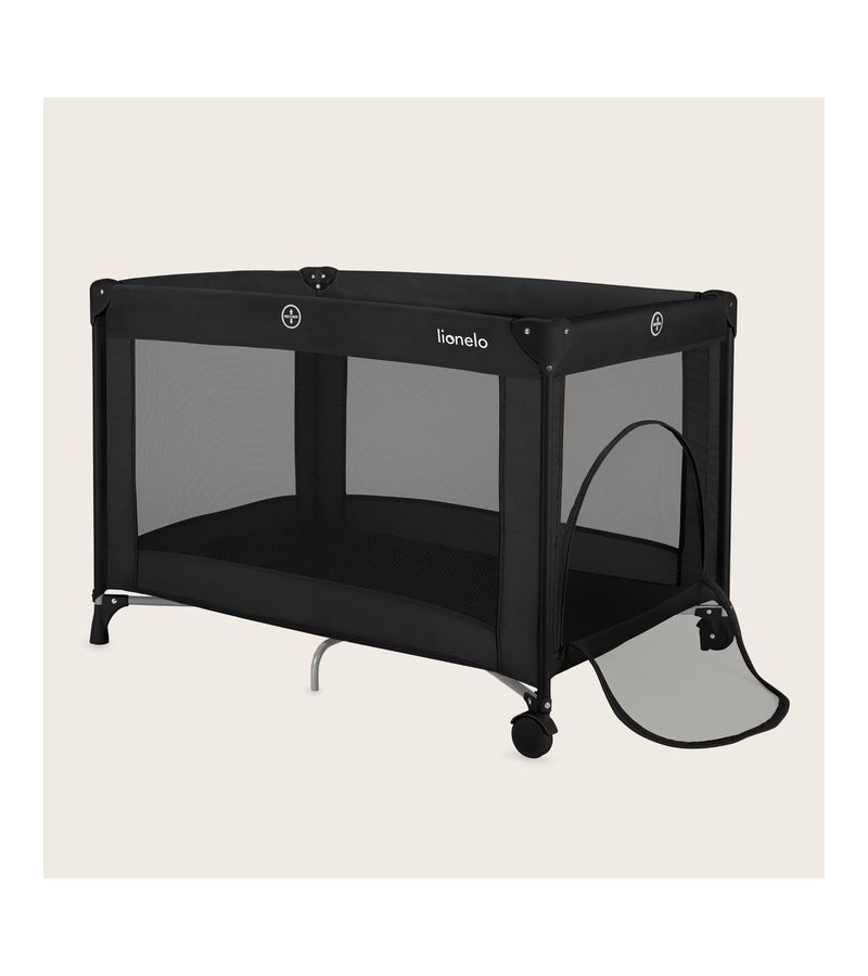 Lionelo Amelie Παρκοκρέβατο 1 Επιπέδoυ Black Carbon