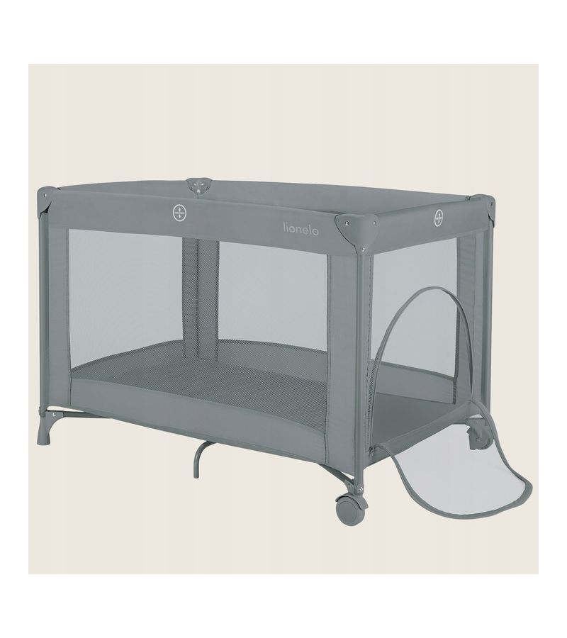 Lionelo Amelie Παρκοκρέβατο 1 Επιπέδoυ Gray Concrete