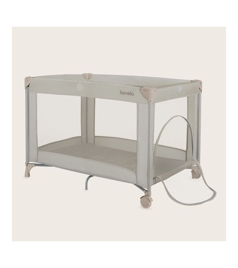 Lionelo Amelie Παρκοκρέβατο 1 Επιπέδoυ Beige Sand